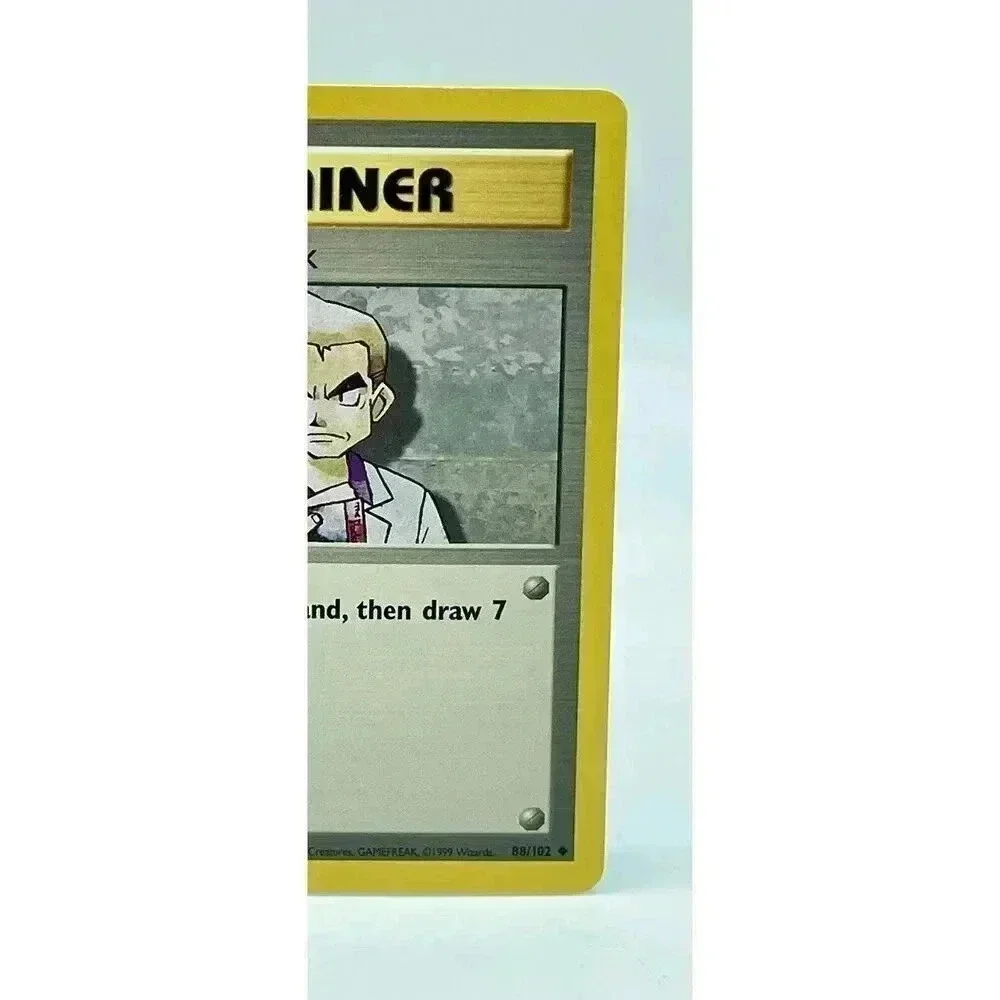 Professor Oak‎ 88/102 Regular Pokémon Trainer Uncommon Non Holo Vintage 1999 LP